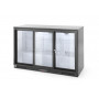 Arrière bar réfrigéré 3 portes coulissantes 303L - HENDI