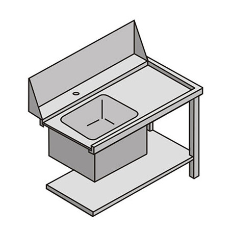 Table d’entrée pour lave-vaisselle - Gauche - ATA