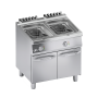 Friteuse électrique 1 panier 10L sur socle fermé C2EFG1010