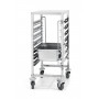 Chariot gastronome GN 1/1 - 7 niveaux en inox