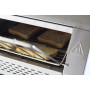 Grille-pain professionnel à convoyeur, 2 rangées, en inox -2240W/ 230V