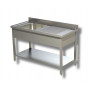 Plonge en inox 1 bac pour profesionnels