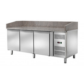 Table pizza réfrigérée 3 portes 600X400mm - FORCOLD PZ3600TN-FC