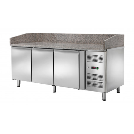 Table pizza réfrigérée 3 portes 600X400mm - FORCOLD PZ3600TN-FC