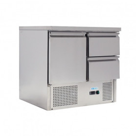 copy of Saladette réfrigérée  positive inox 2 portes - Statique