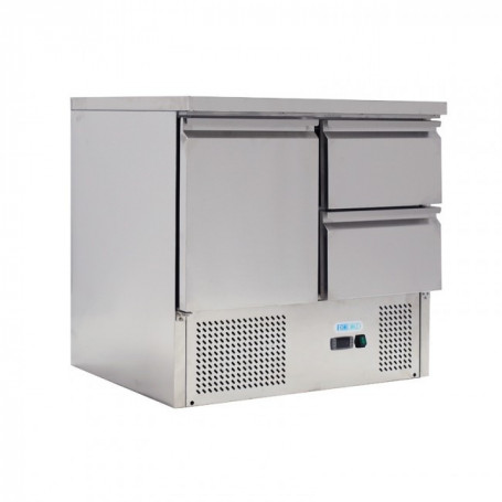 Table réfrigérée positive, porte et tiroirs - FORCOLD S9012D-FC