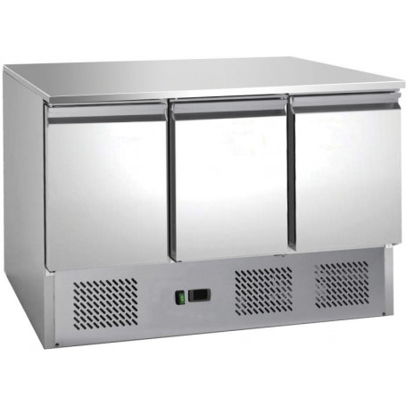Table réfrigérée GN1/1, 3 portes en inox, statique - FORCOLD G-S903TOP-FC
