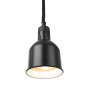 Lampe chauffante cylindrique réglable - Noir - HENDI