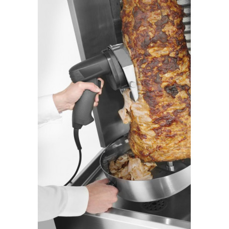 Couteau Kebab électrique 100 mm - 80 W - HENDI