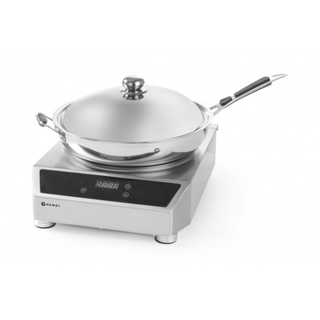 Kit wok à induction  professionnel 3500 W digital - HENDI