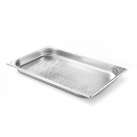 Bac gastro perforé en inox GN 1/1 H 40 mm - HENDI