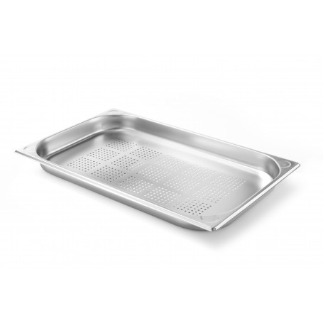 Bac gastro perforé en inox GN 1/1 H 40 mm - HENDI