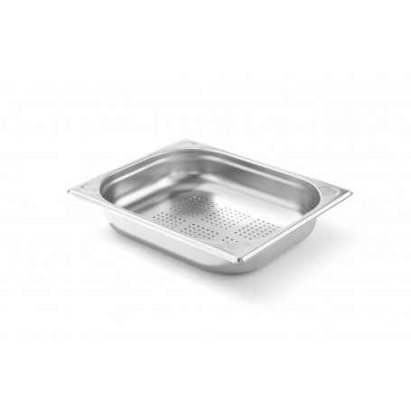 Bac gastro perforé en inox GN 1/2 H 65 mm