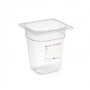 Boîte de stockage en Polypropylène GN 1/6 H 65 mm  - HACCP