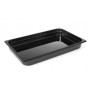 Bac gastronorme GN 1/1 en polycarbonate noir - ArredoChef