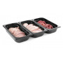 Bac gastro en polycarbonate noir GN 1/3 H65 mm