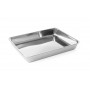 Bac à viande en inox 31x24xH4,8 cm - HENDI