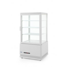 Vitrine réfrigérée positive à poser 68 L - Blanche - Froid ventilé - HENDI