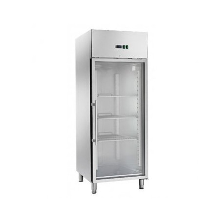 Armoire réfrigérée positive inox porte vitrée 650L GN 2/1 - FORCOLD GN650TNG