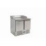 Saladette réfrigérée  positive inox 2 portes, 5XGN1/6 - FORCOLD PS200-FC