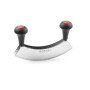 Hachoir demi lune double lame 230 mm - Arredochef