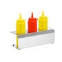 Support 3 sauces ø57 mm  - Arredochef