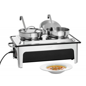 Soupière professionnelle 2x4L/ 2200W/ 230V