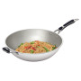 Sauteuse Wok avec couvercle 6L en inox - Arredochef