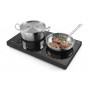 Plaque de cuisson double à induction noire 3500 W - Arredochef
