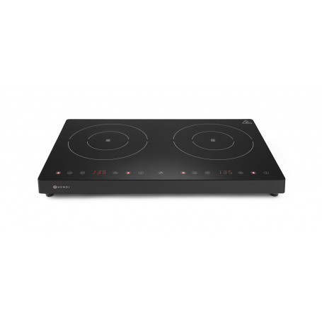 Plaque à induction double - Noire - 3500 W/230V - HENDI