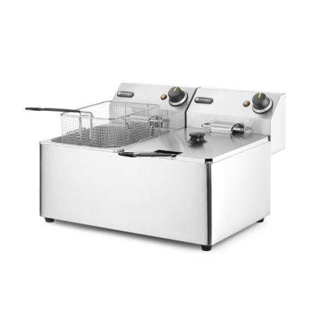 Friteuse électrique professionnelle  2X8L 7000 W - Blue Line - HENDI