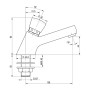 Robinet à fermeture automatique eau froide - Monolith ARES001B