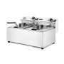 Friteuse électrique professionnelle 2X8L - 7000 W