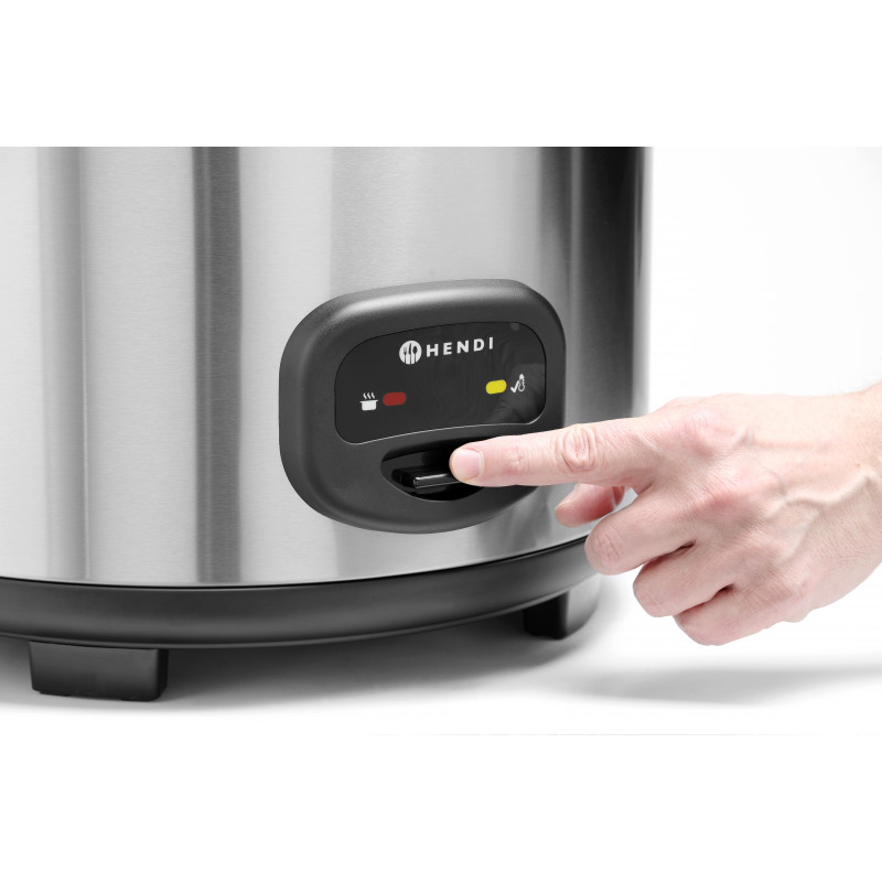 Cuiseur à Riz Professionnel Zyco 10 Litres - 220-240V, Puissance 220V-240V, Acier Inox - Pour Restaurants, Traiteurs, Collectivités