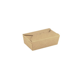 Boite repas en carton kraft américaine  700ml - 50 pcs - Arredochef