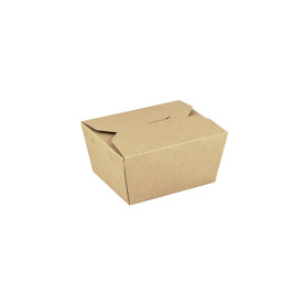 Boite repas en carton kraft américaine  800ml - 50 pcs - Arredochef