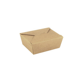 Boite repas en carton kraft américaine  1400ml - 50 pcs - Arredochef