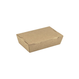 Boite repas en carton kraft   500ml - 50 pcs - Arredochef