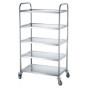 Chariot de service inox 5 niveaux - Arredochef