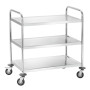 Chariot de service inox 3 niveaux - Arredochef