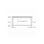 Table inox centrale 1200x700x850 mm - Arredochef
