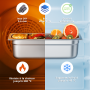 Bac Gastro GN 1/1 Inox Profondeur 40 mm - Arredochef