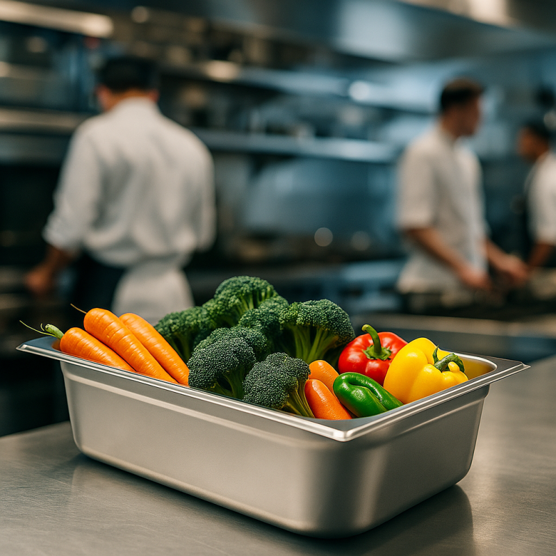 Bac GN en inox - visuel cuisine