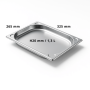 Bac Gastro GN 1/2 Inox Profondeur 20 mm - Arredochef