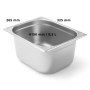 Bac Gastro GN 1/2 Inox Profondeur 150 mm - Arredochef