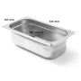 Bac Gastro GN 1/3 Inox Profondeur 100 mm - Arredochef
