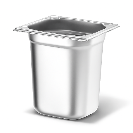 Bac Gastro GN 1/6 Inox Profondeur 150 mm - Arredochef