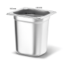Bac Gastro GN 1/6 Inox Profondeur 200 mm - Arredochef