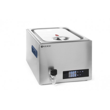 Cuiseur sous-vide GN 1/1 avec robinet  600 W - 20 L - HENDI