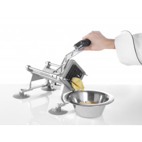 Coupe-frites manuel, 4 couteaux en inox compris - HENDI